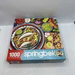 Taco Table Springbok 1000 Piece Puzzle.  Used